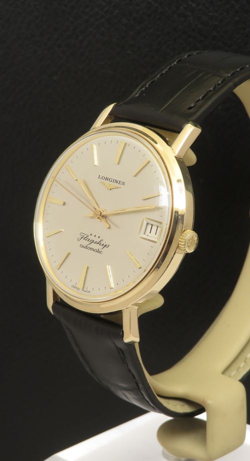 fig 2. Near Mint Solid 9ct Gold Longines Flagship Automatic c1965