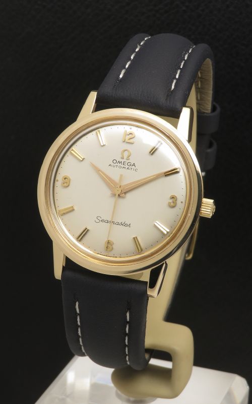 Mint Heavy Solid 9ct Gold Explorer Dial Omega Seamaster Automatic C1966