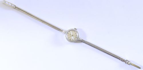 fig 4. Mint Unworn solid 9ct white gold and diamond Rolex Tudor Royal c1966