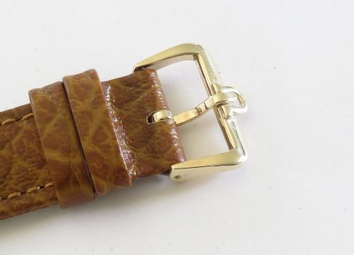 fig 4. All Original Solid 9ct Gold Omega 266 with Box, 9ct buckle and Strap 1955