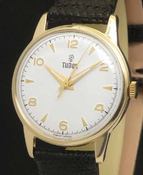fig 2. Solid 9ct Gold Rolex Tudor Mid Size from 1953
