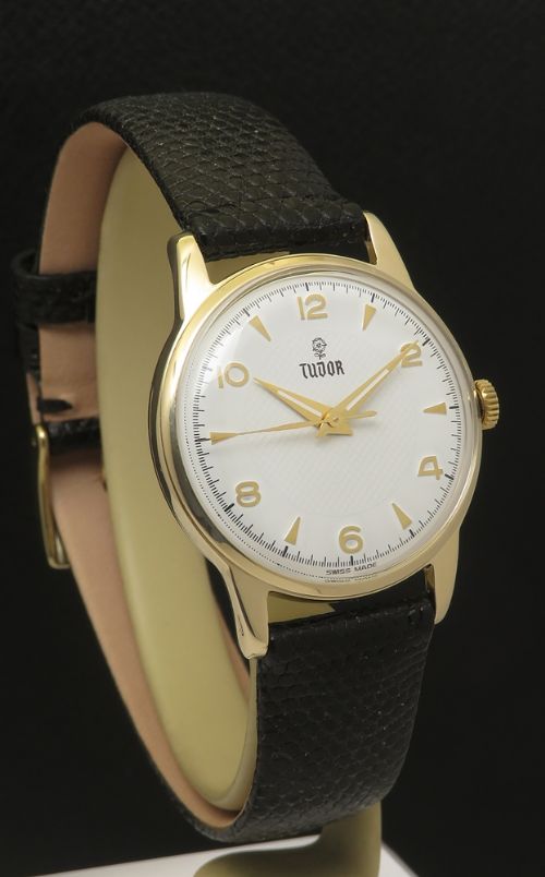 fig 3. Solid 9ct Gold Rolex Tudor Mid Size from 1953