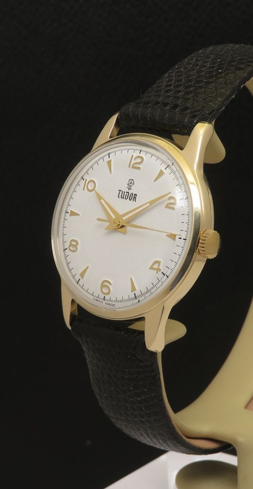 fig 4. Solid 9ct Gold Rolex Tudor Mid Size from 1953
