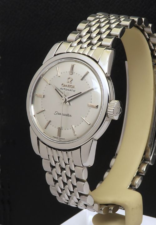 fig 2. Rare Omega Seamaster Automatic Art Deco With Original Bracelet c1958