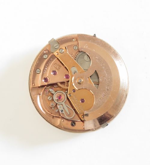 fig 7. Solid 9ct Gold Omega Seamaster Deville with Box, Papers and 9ct Omega buckle 1967