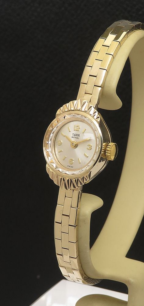 fig 1. Solid 9ct Gold Rolex Tudor Royal Ladies Watch from 1965