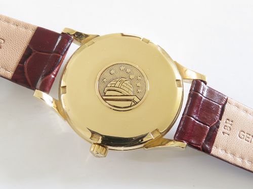 fig 3. Superb Heavy Solid 18ct Gold Omega Constellation Automatic From 1965