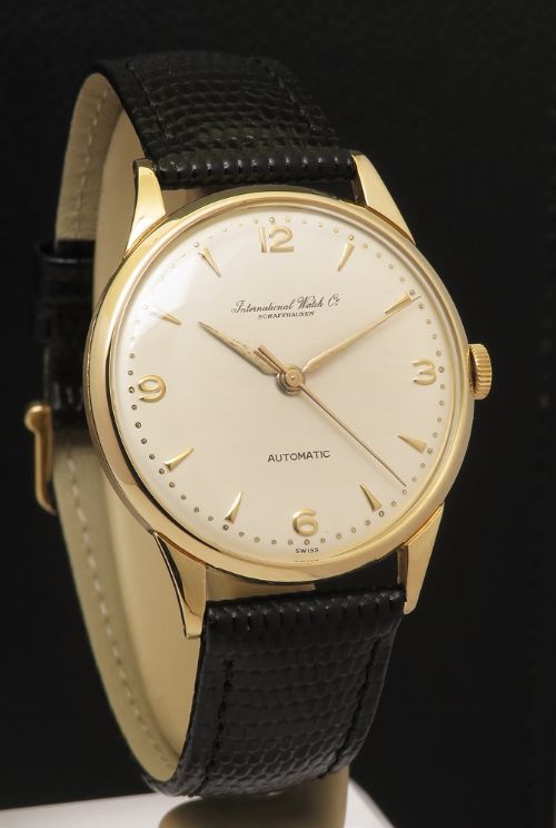 fig 3. Fully Restored Solid 18ct Gold IWC Calibre 852 Automatic Oversize from 1951
