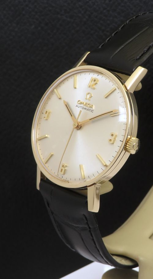 fig 2. Mint Solid 9ct Gold Omega 552 Automatic From 1963