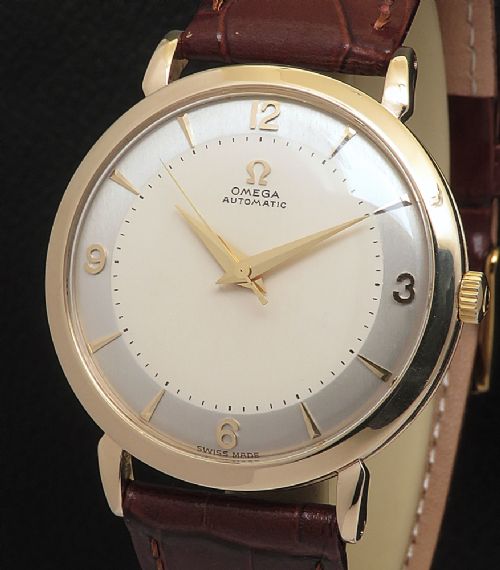 fig 1. Fully Restored Solid 9ct Gold Omega Automatic Calibre 501 c1958