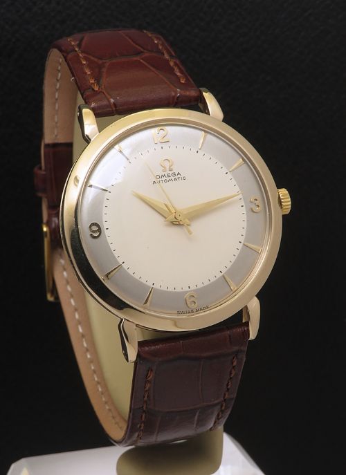fig 2. Fully Restored Solid 9ct Gold Omega Automatic Calibre 501 c1958