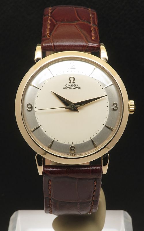 fig 4. Fully Restored Solid 9ct Gold Omega Automatic Calibre 501 c1958