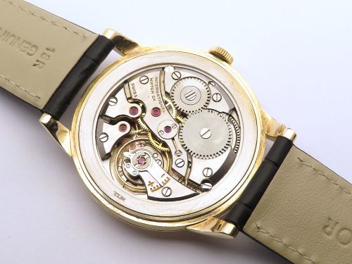 fig 2. Near Mint Solid 18ct Gold IWC Calibre 89 Oversize from 1956