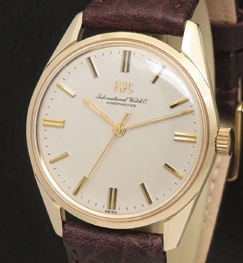 fig 1. Very Rare Mint Condition Gold Filled Water Resistant IWC Calibre 89 From 1968