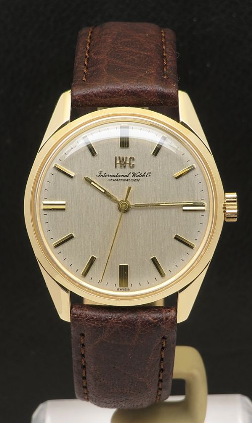 fig 2. Very Rare Mint Condition Gold Filled Water Resistant IWC Calibre 89 From 1968