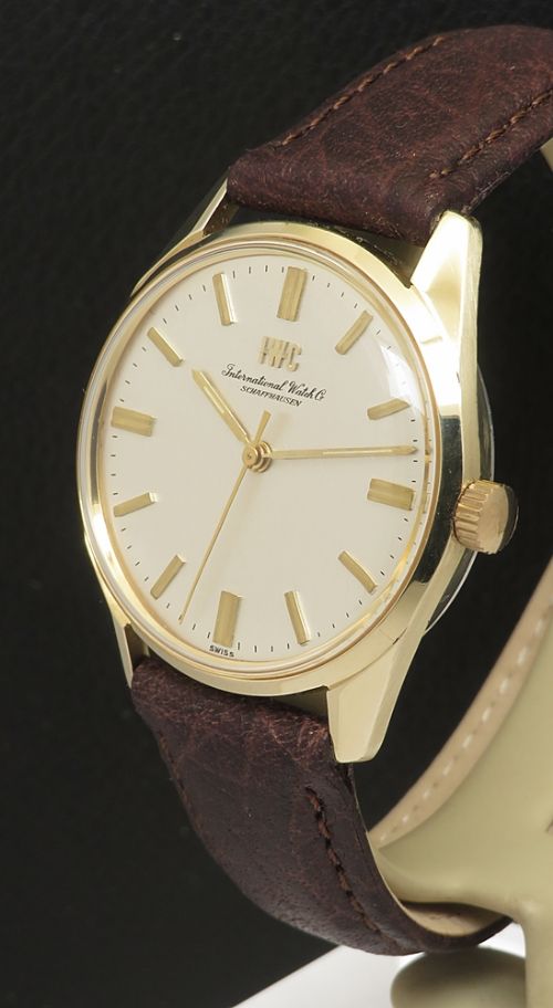 fig 3. Very Rare Mint Condition Gold Filled Water Resistant IWC Calibre 89 From 1968