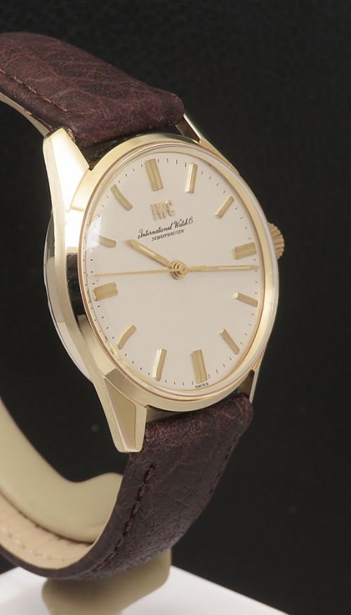 fig 6. Very Rare Mint Condition Gold Filled Water Resistant IWC Calibre 89 From 1968