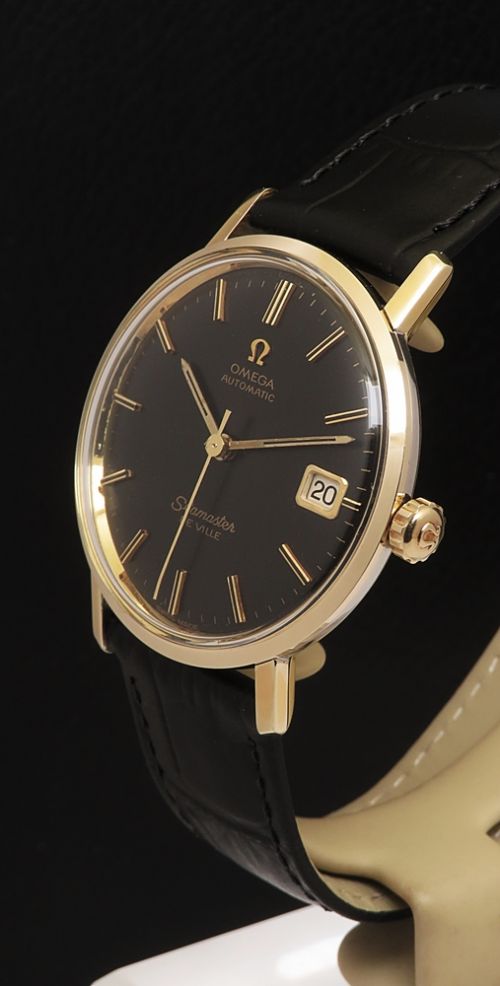 fig 1. Fully Restored Gold Capped Omega Seamaster DeVille Automatic 1962