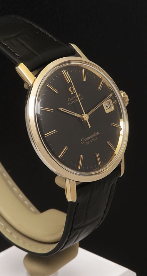 fig 3. Fully Restored Gold Capped Omega Seamaster DeVille Automatic 1962