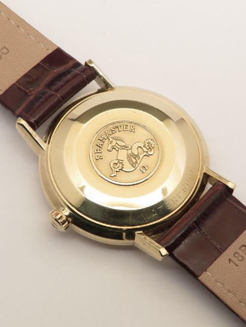 fig 4. Solid 18ct Gold Omega Seamaster Deville Crosshair with Box From 1961