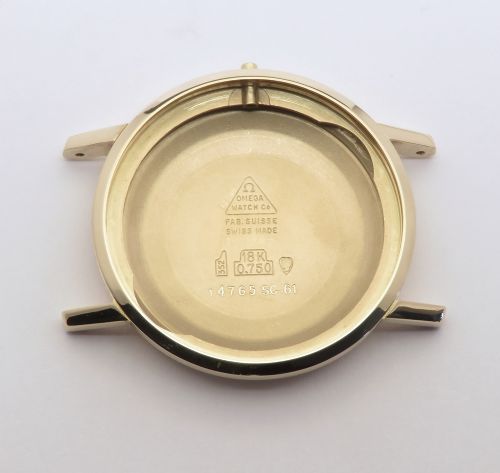 fig 6. Solid 18ct Gold Omega Seamaster Deville Crosshair with Box From 1961