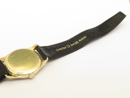 fig 5. Extremely Rare Museum Quality Solid 18ct Gold Omega 268 Strap Buckle Box 1959