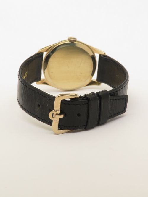 fig 6. Extremely Rare Museum Quality Solid 18ct Gold Omega 268 Strap Buckle Box 1959