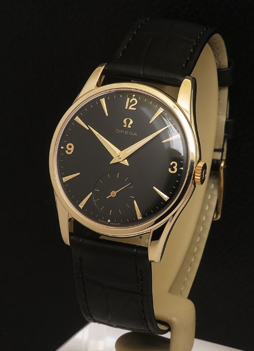 fig 1. Solid 9ct Gold Classic Explorer Dial Omega Calibre 269 From 1963