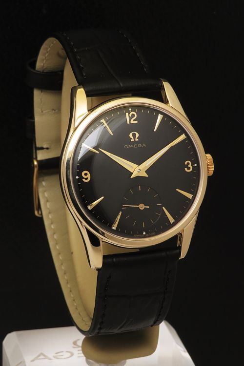 fig 3. Solid 9ct Gold Classic Explorer Dial Omega Calibre 269 From 1963