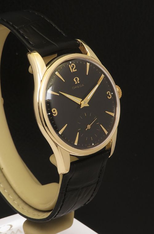 fig 4. Solid 9ct Gold Classic Explorer Dial Omega Calibre 269 From 1963