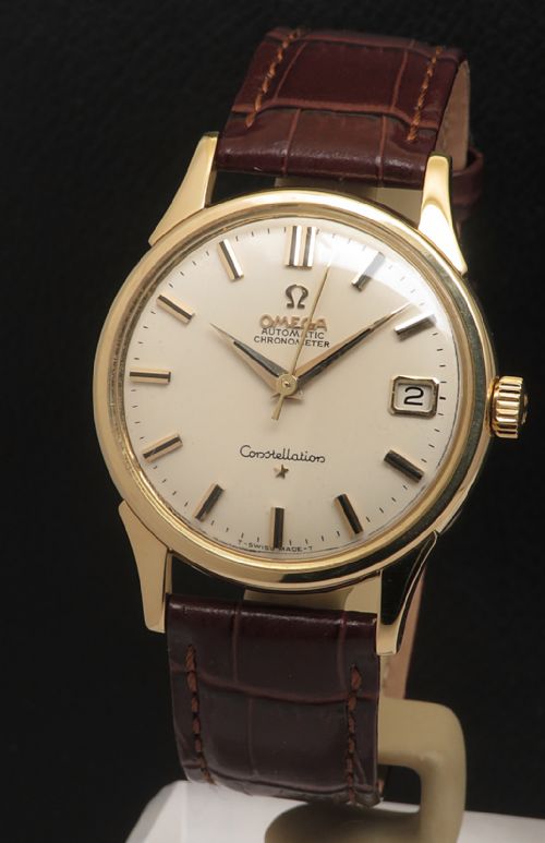 SUPERB HEAVY SOLID 18CT GOLD OMEGA CONSTELLATION AUTOMATIC FROM 1962