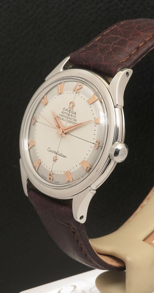 fig 2. Rare Omega Constellation Chronometer Bumper Automatic With Box c1954
