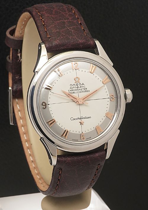 fig 3. Rare Omega Constellation Chronometer Bumper Automatic With Box c1954