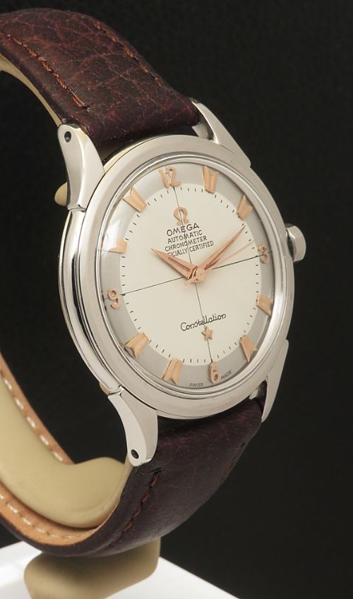 fig 4. Rare Omega Constellation Chronometer Bumper Automatic With Box c1954