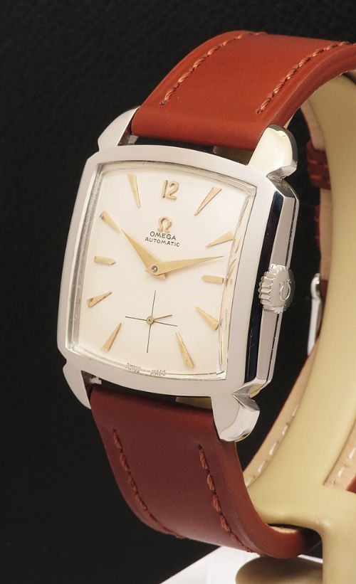 fig 1. Rare Omega Art Deco Bumper Automatic Cioccolatone 1954-55