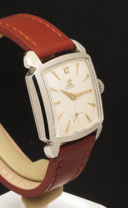 fig 2. Rare Omega Art Deco Bumper Automatic Cioccolatone 1954-55