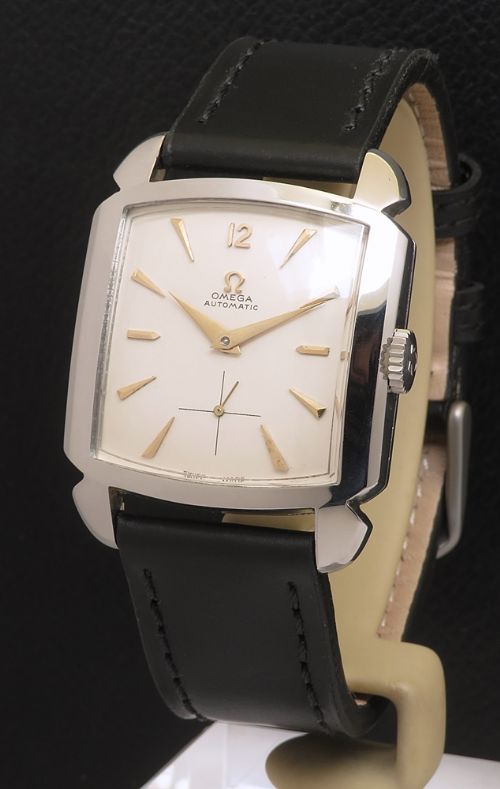 fig 3. Rare Omega Art Deco Bumper Automatic Cioccolatone 1954-55