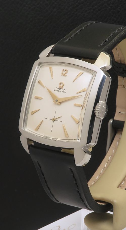 fig 4. Rare Omega Art Deco Bumper Automatic Cioccolatone 1954-55