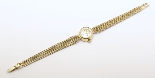 fig 5. Mint All Original Solid 9ct Gold Omega Sapphette Ladies Watch From 1961