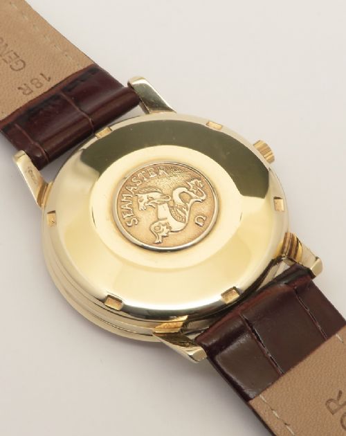 fig 3. Mint Heavy Solid 9ct Gold Omega Seamaster Automatic c1965