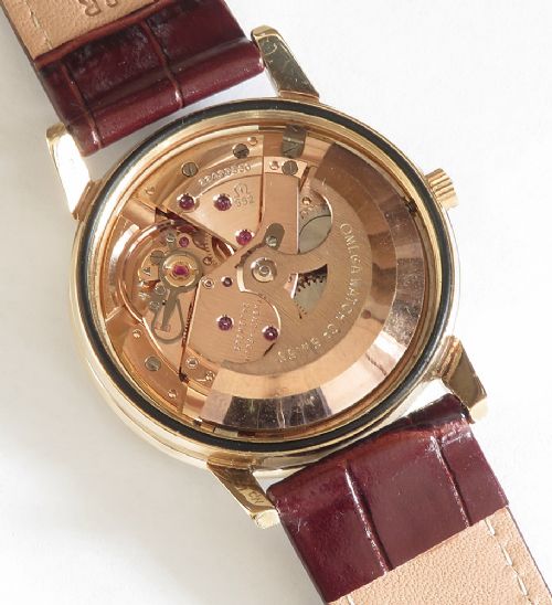 fig 5. Mint Heavy Solid 9ct Gold Omega Seamaster Automatic c1965