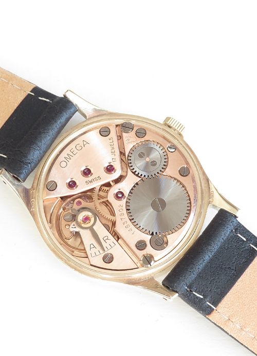 fig 4. Mint Condition All Original Solid 9ct Gold Omega Classic 266 From 1956