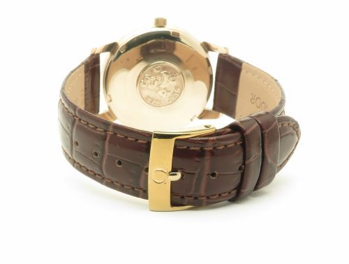 fig 5. Fully Restored Heavy solid 9ct gold Numeric Dial Omega Seamaster Automatic c1966