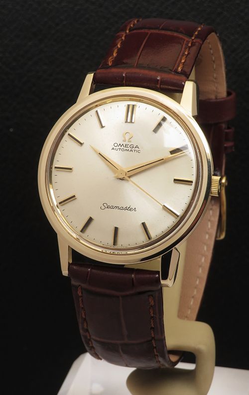 Near Mint All Original Heavy Solid 9ct Gold Omega Seamaster Automatic 1964