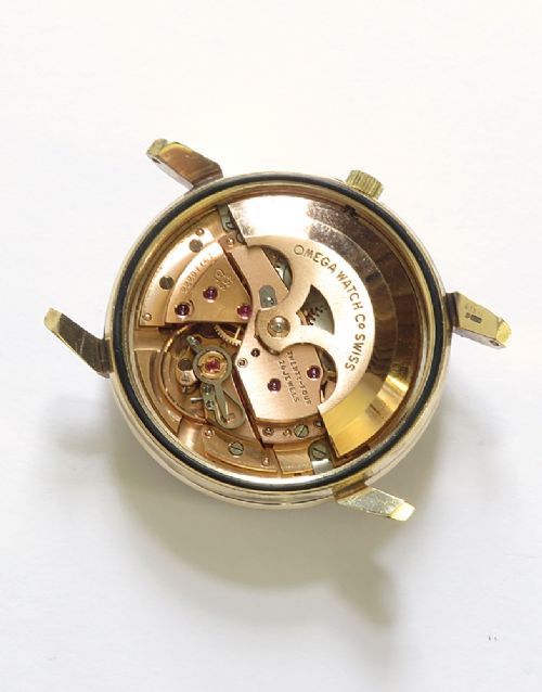 fig 5. Near Mint All Original Heavy Solid 9ct Gold Omega Seamaster Automatic 1964