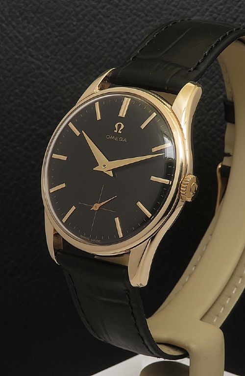 SOLID 9CT GOLD FULLY RESTORED CLASSIC OMEGA CALIBRE 267 FROM 1960 - ADDITIONAL PHOTO 1