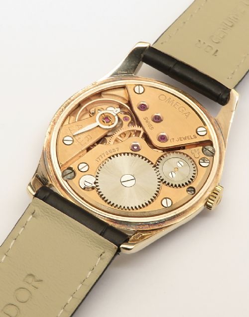 SOLID 9CT GOLD FULLY RESTORED CLASSIC OMEGA CALIBRE 267 FROM 1960 - ADDITIONAL PHOTO 5