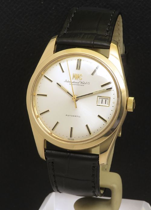 Mint All Original Solid 18ct Gold Iwc 8541b Automatic Chronometer 1969 with Box