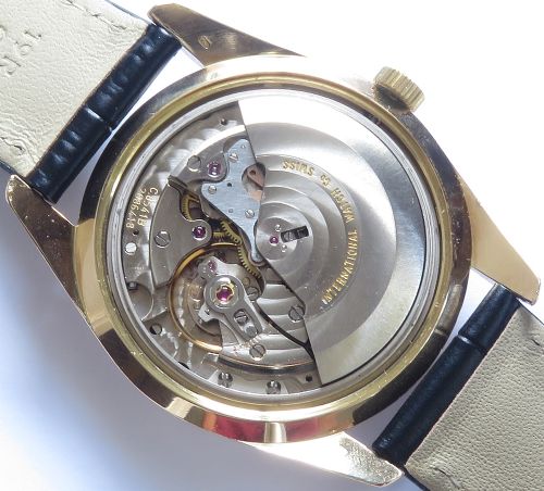 Mint All Original Solid 18ct Gold IWC 8541B Automatic Chronometer 1969 with Box View XI