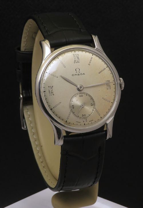 EXTREMELY RARE ALL ORIGINAL OMEGA ULTRA FLAT ART DECO CK2306 FROM 1943 - ADDITIONAL PHOTO 5
